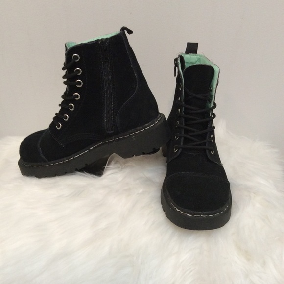 Anarchic by TUK square toe combat boot - Picture 2 of 5